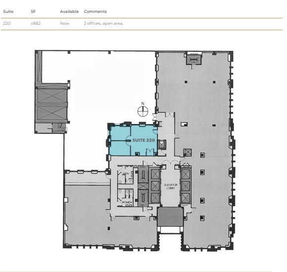 100 Bush St, San Francisco, CA à louer Plan d  tage- Image 1 de 1