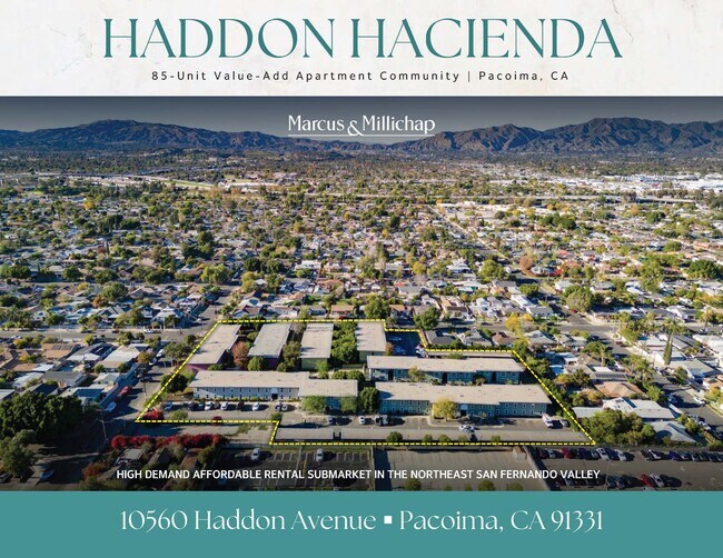 Plus de détails pour 10560 Haddon Ave, Pacoima, CA - Multi-résidentiel à vendre
