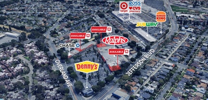 10774 Jefferson Blvd, Culver City, CA - Aérien  Vue de la carte