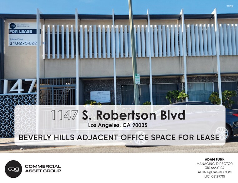 1145-1147 S Robertson Blvd, Los Angeles, CA à louer - Photo du bâtiment - Image 1 de 1