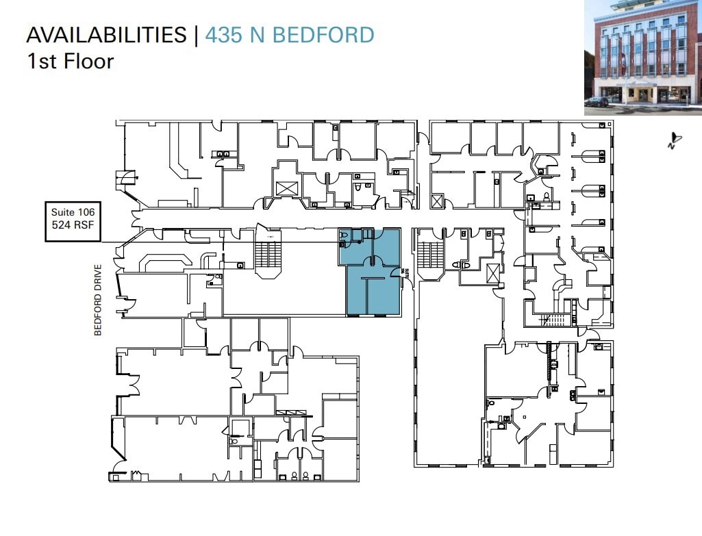 435-437 N Bedford Dr, Beverly Hills, CA for lease Floor Plan- Image 1 of 1
