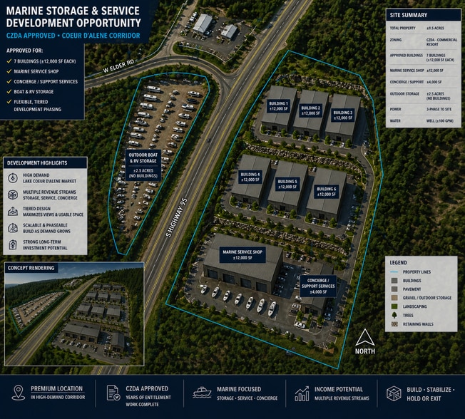 TBD S. Hwy 95 hwy, Worley, ID à vendre - Plan de site - Image 1 de 10