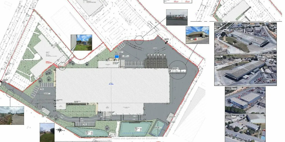 Office in Montpellier for lease - Site Plan - Image 3 of 6