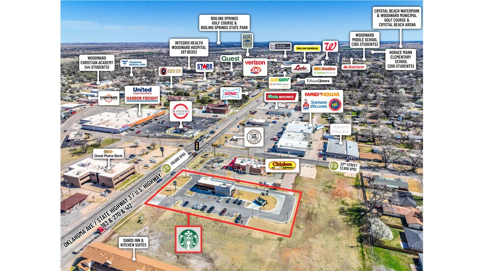 2215 Oklahoma Ave, Woodward, OK à vendre - Photo du bâtiment - Image 3 de 7