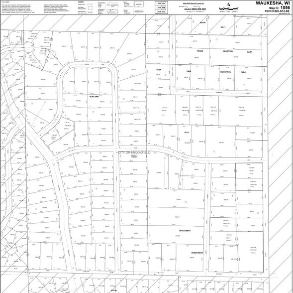 12600 W Burleigh Rd, Brookfield, WI à louer - Plan cadastral - Image 2 de 9