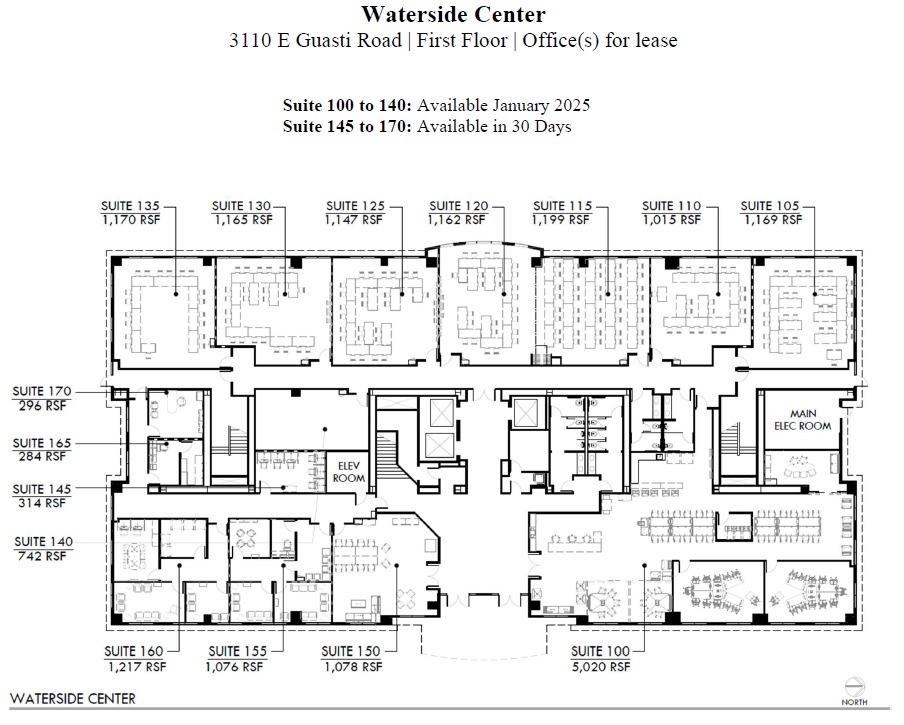 3110 E Guasti Rd, Ontario, CA for lease Floor Plan- Image 1 of 1