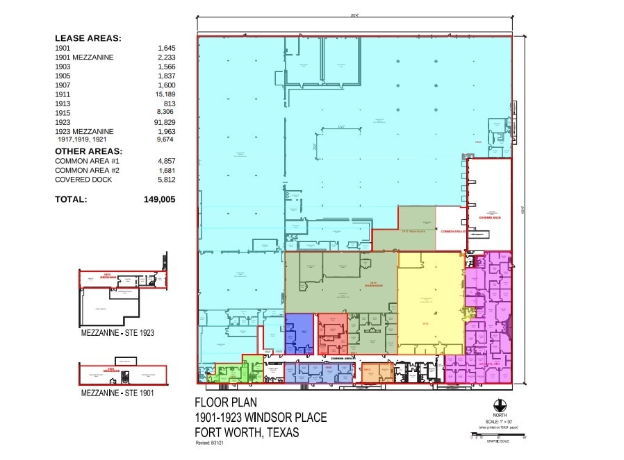 1901-1923 Windsor Pl, Fort Worth, TX à vendre Plan d’étage- Image 1 de 17