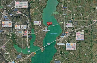 6900 Scenic Dr, Rowlett, TX - AÉRIEN  Vue de la carte