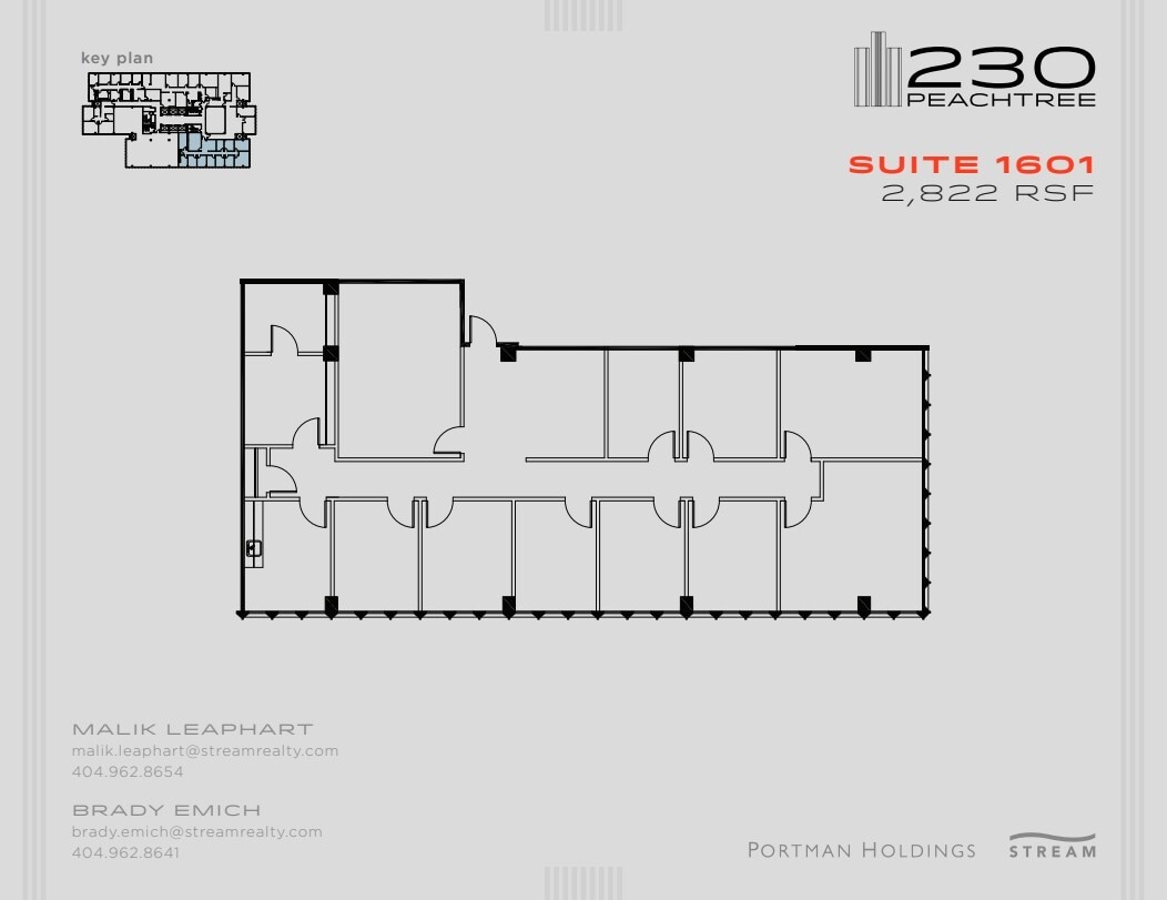 230 Peachtree St NW, Atlanta, GA for lease Floor Plan- Image 1 of 1
