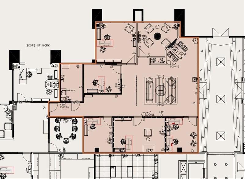 17015 N Scottsdale Rd, Scottsdale, AZ à louer - Plan d’étage - Image 2 de 3