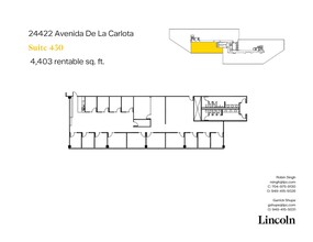 24422 Avenida De La Carlota, Laguna Hills, CA for lease Floor Plan- Image 1 of 10