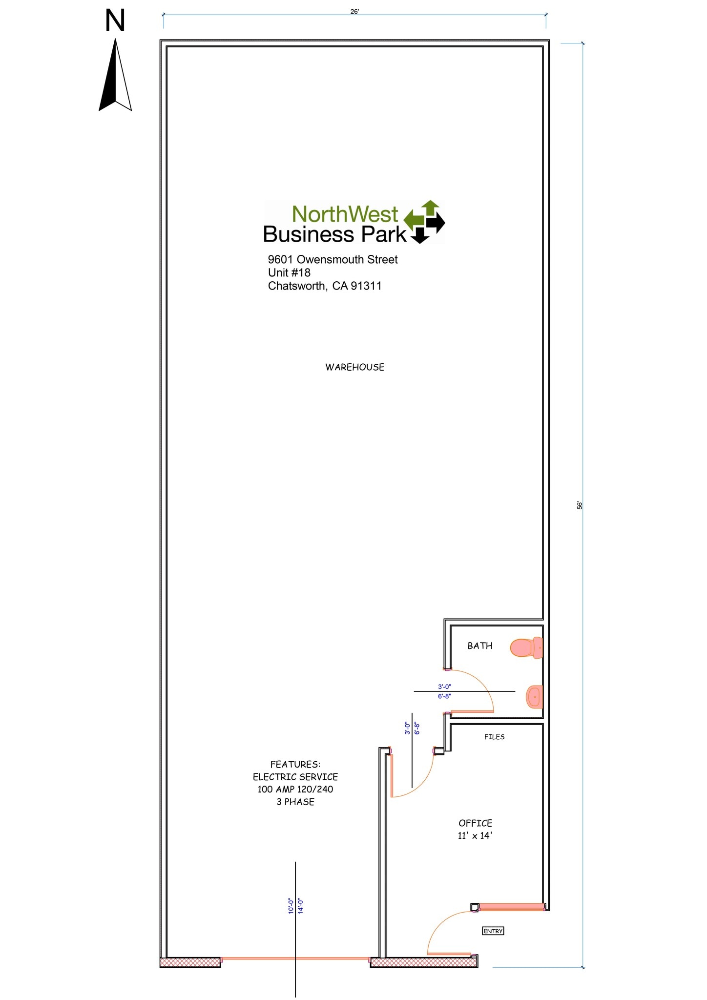 9580-9592 Topanga Canyon Blvd, Chatsworth, CA à louer Plan de site- Image 1 de 1