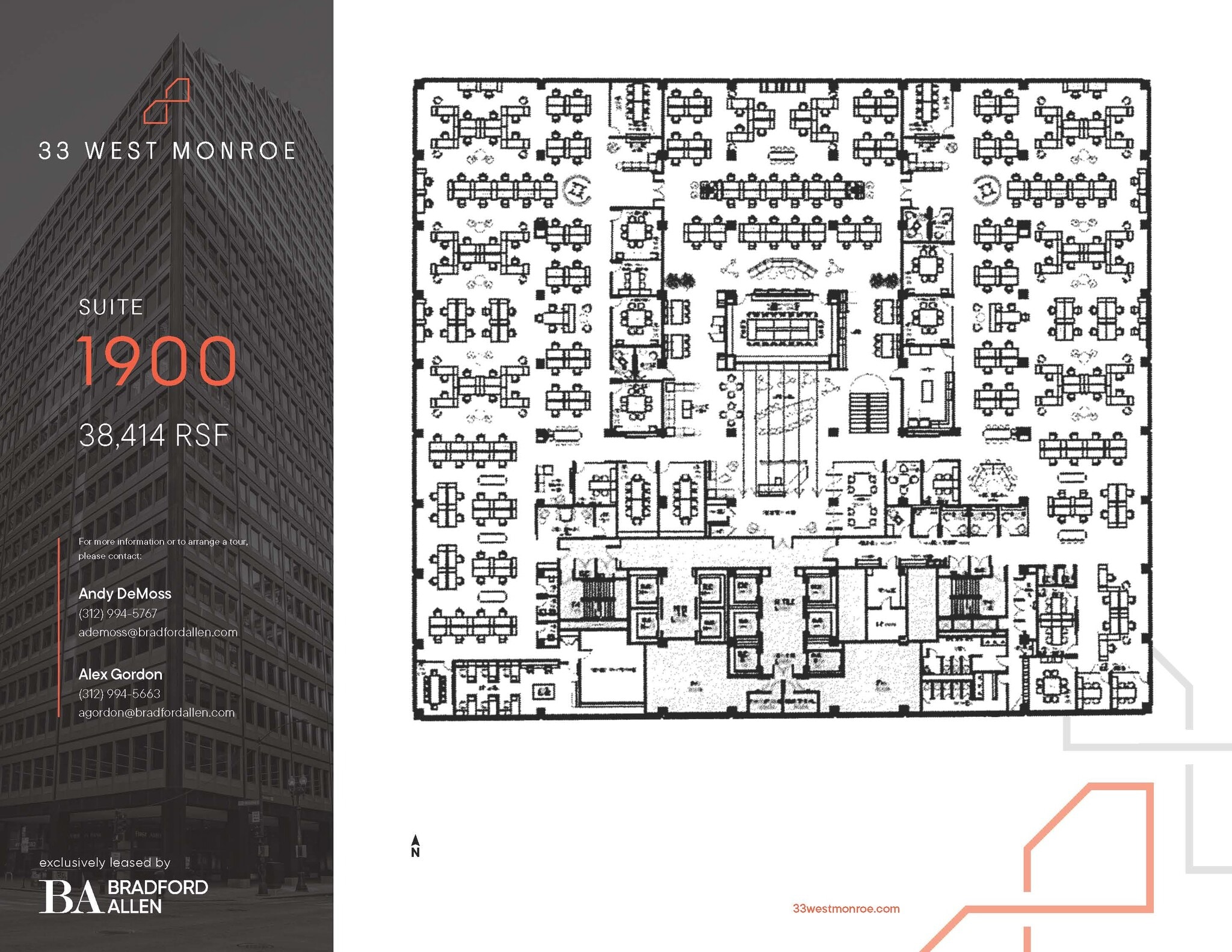 33 W Monroe St, Chicago, IL for lease Floor Plan- Image 1 of 16