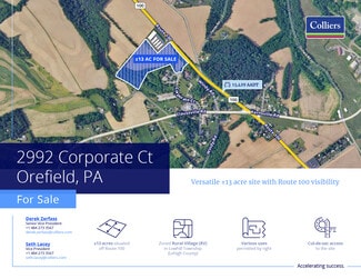 Plus de détails pour 2992 Corporate Ct, Orefield, PA - Terrain à vendre