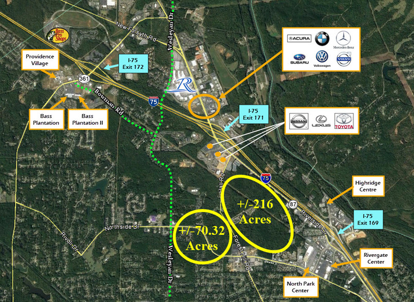 Riverside Dr and Hall Rd, Macon-Bibb, GA for sale - Other - Image 1 of 6