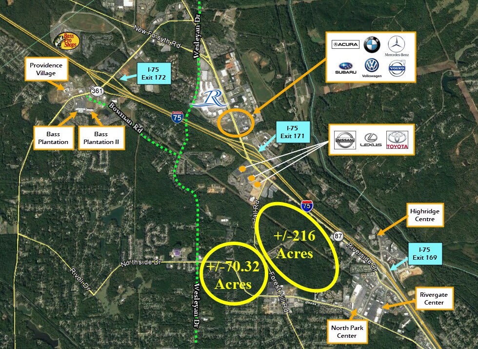 Riverside Dr and Hall Rd, Macon-Bibb, GA à vendre Autre- Image 1 de 7