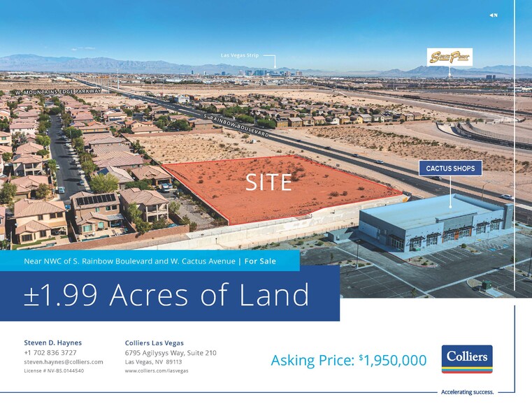 S. Rainbow blvd, Las Vegas, NV for sale - Primary Photo - Image 1 of 5