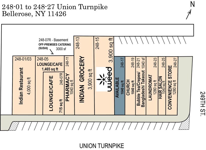 248-01-248-27 Union Tpke, Bellerose, NY à vendre - Plan de site - Image 2 de 25