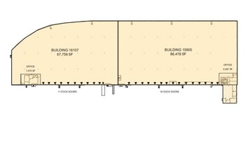 15905-16107 Commerce Way, Cerritos, CA à louer Plan d’étage- Image 1 de 1