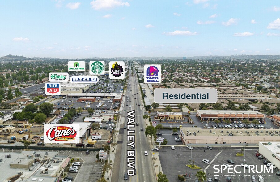531-545 W Valley Blvd, San Gabriel, CA à louer - Photo du bâtiment - Image 3 de 3