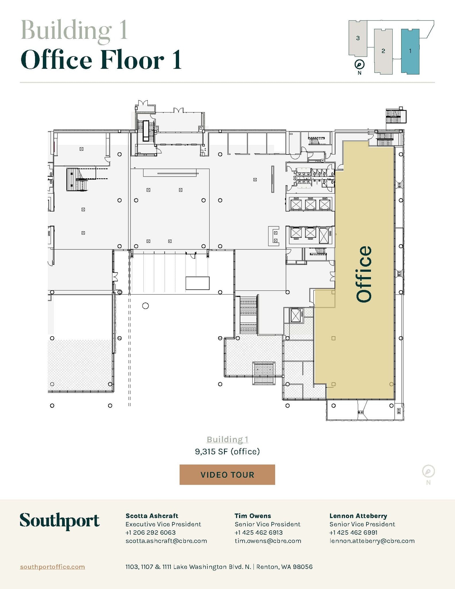 1103 Lake Washington Blvd N, Renton, WA for sale Floor Plan- Image 1 of 1