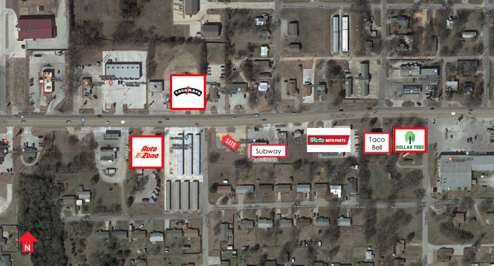 1215 W Broadway Ave, Sulphur, OK for sale - Aerial - Image 2 of 9