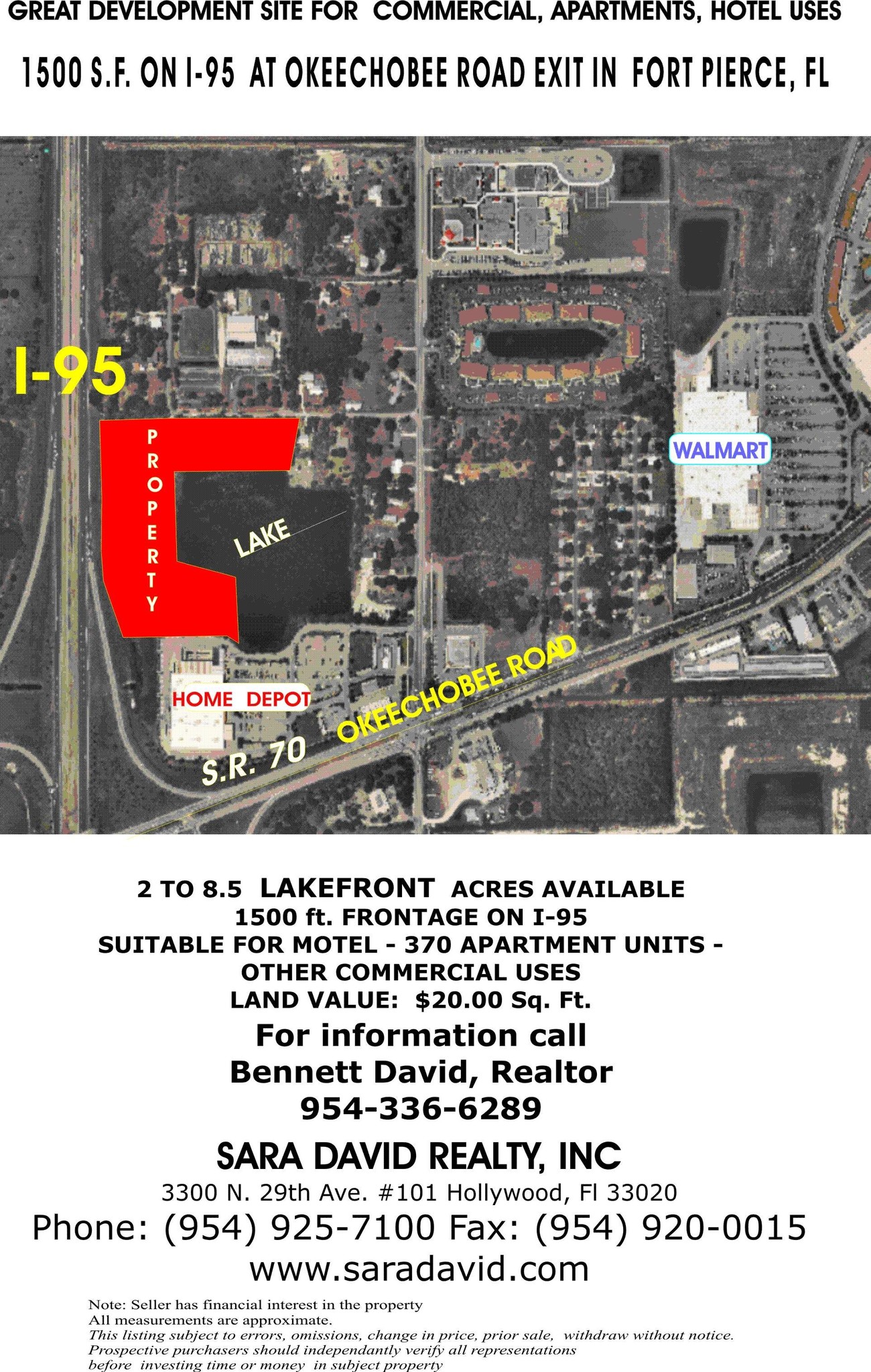 I-95 Adjacent To And North Of Home Depot, Fort Pierce, FL à vendre Photo du bâtiment- Image 1 de 2