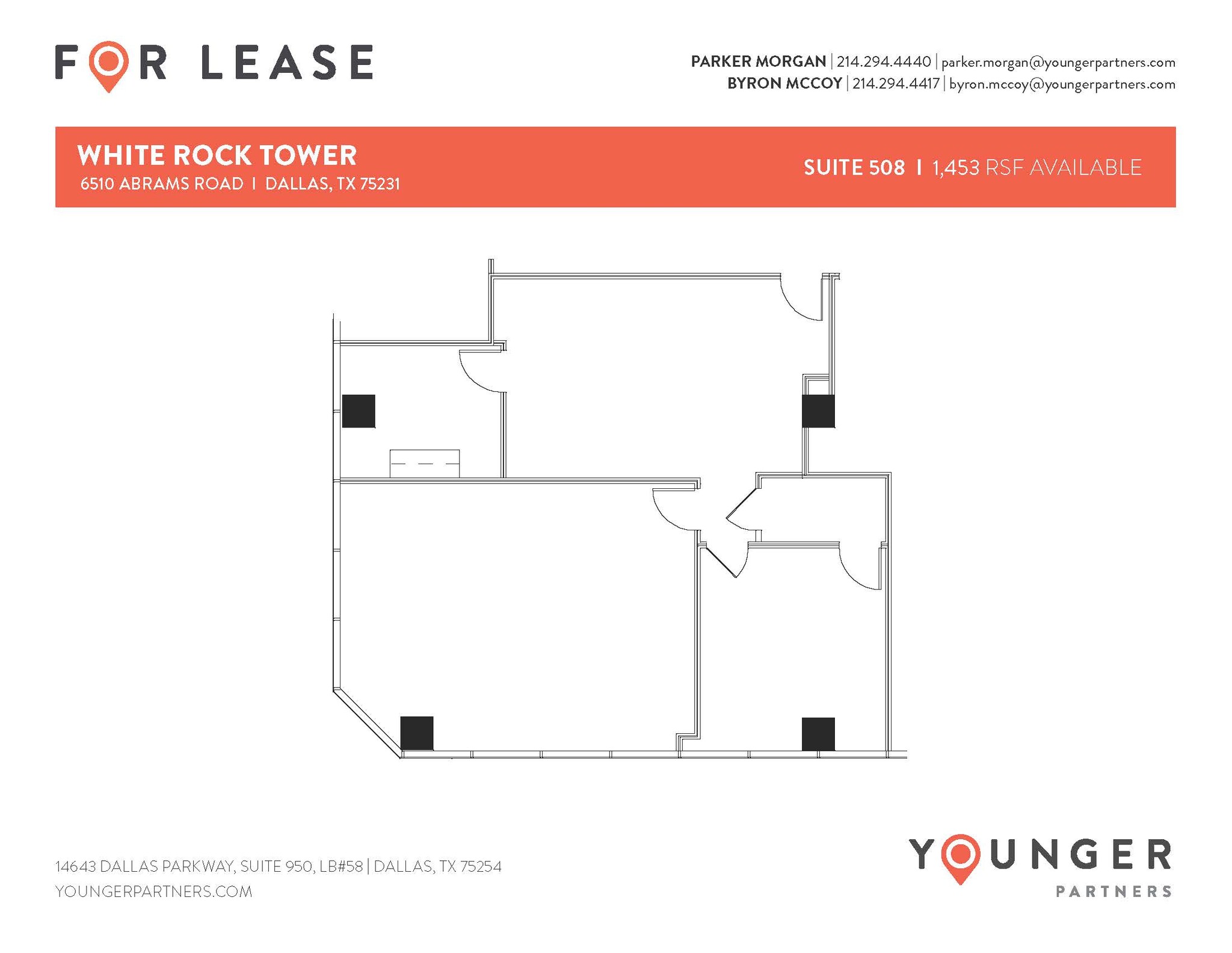 6510 Abrams Rd, Dallas, TX à louer Plan d  tage- Image 1 de 1