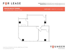 6510 Abrams Rd, Dallas, TX à louer Plan d  tage- Image 1 de 1