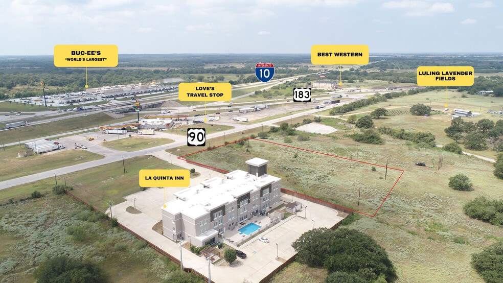 197 U.S. 90 Hwy, Luling, TX for lease - Aerial - Image 1 of 6