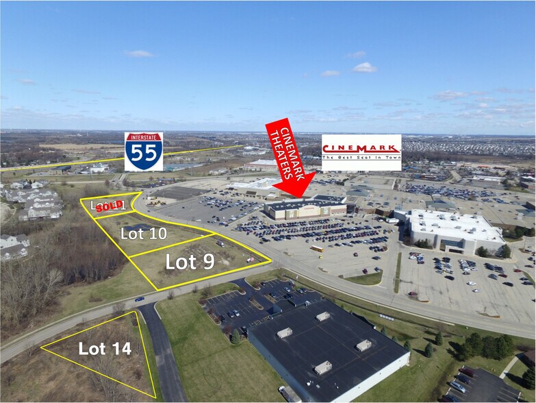 Mall Loop Dr, Joliet, IL à vendre - Aérien - Image 3 de 4
