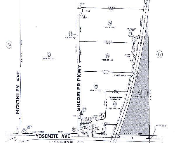 2577 W Yosemite Ave, Manteca, CA à vendre - Plan cadastral - Image 3 de 5