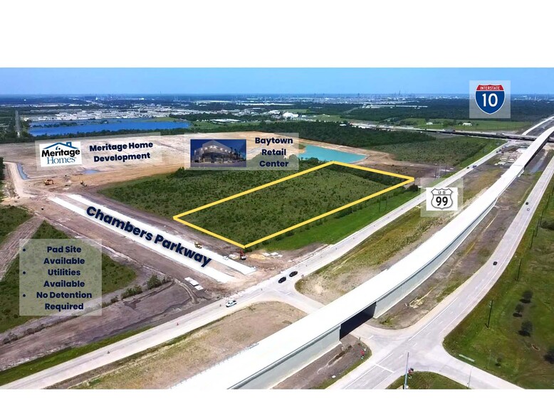 SWC I-10 East and Grand Parkway, Baytown, TX à vendre - A rien - Image 2 de 12