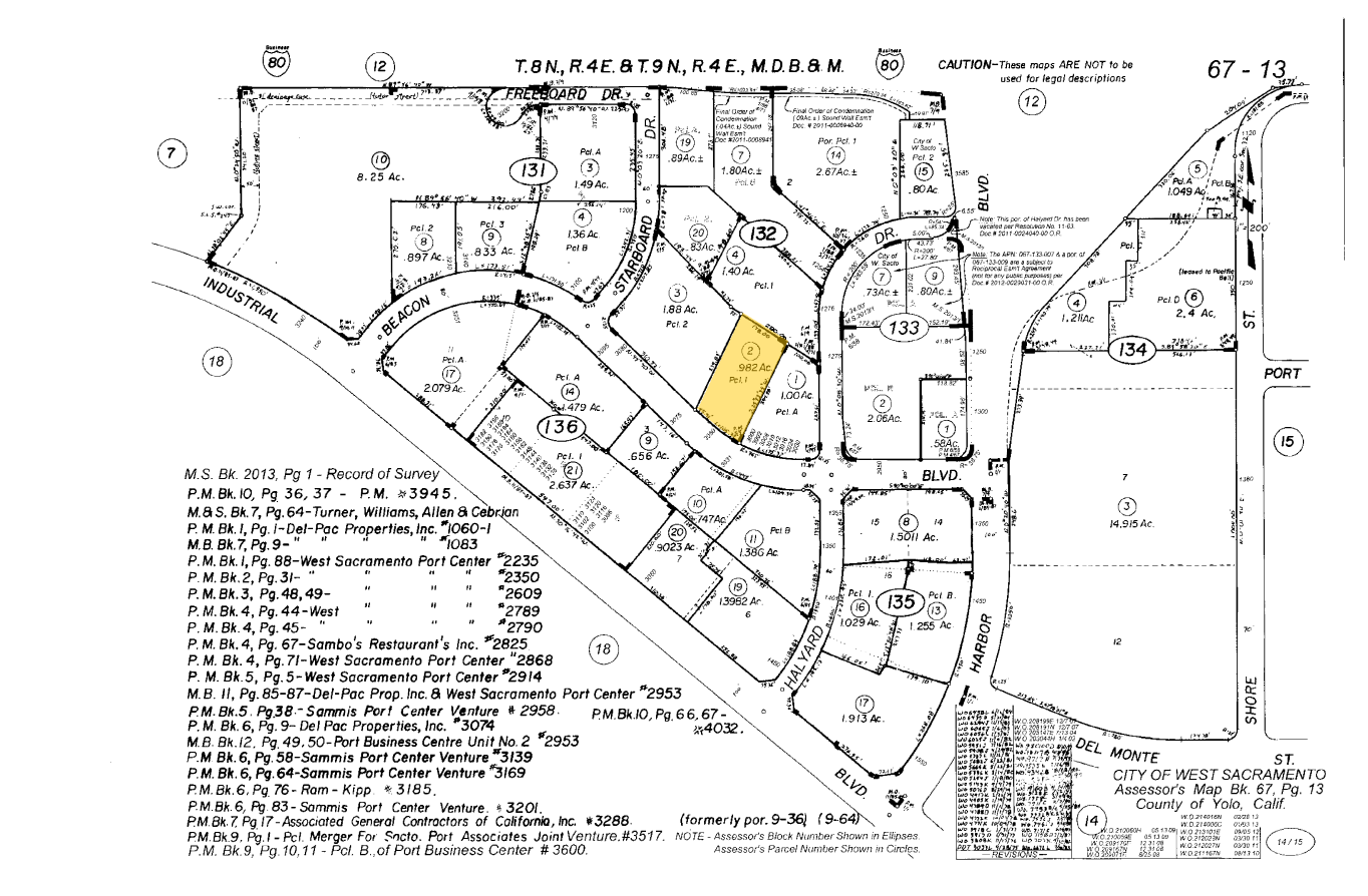 3050 Beacon Blvd, West Sacramento, CA for sale Plat Map- Image 1 of 1