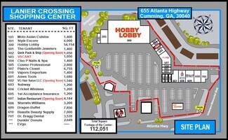 Plus de détails pour 655 Atlanta Hwy, Cumming, GA - Commerce de détail à louer