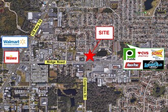 6219-6235 Ridge Rd, Port Richey, FL - AÉRIEN  Vue de la carte