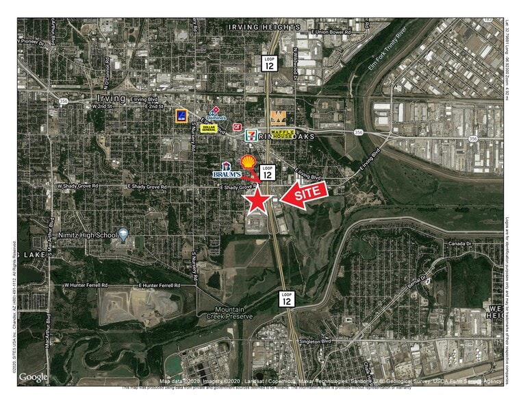 1401 S Loop 12, Irving, TX for lease - Aerial - Image 2 of 3