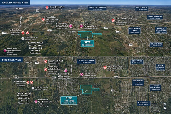 Plus de détails pour 0 Bowser, Fulshear, TX - Terrain à vendre