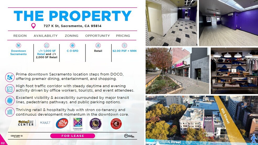 725-727 K St, Sacramento, CA à louer - Photo du bâtiment - Image 2 de 13