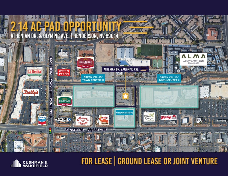 SWC Olympic Ave & Athenian Dr, Henderson, NV for lease - Building Photo - Image 1 of 4