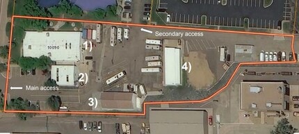 10090 E I25 Frontage Rd, Longmont, CO - Aerial map view