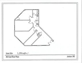 860 E River Pl, Jackson, MS à louer Plan d’étage- Image 2 de 2