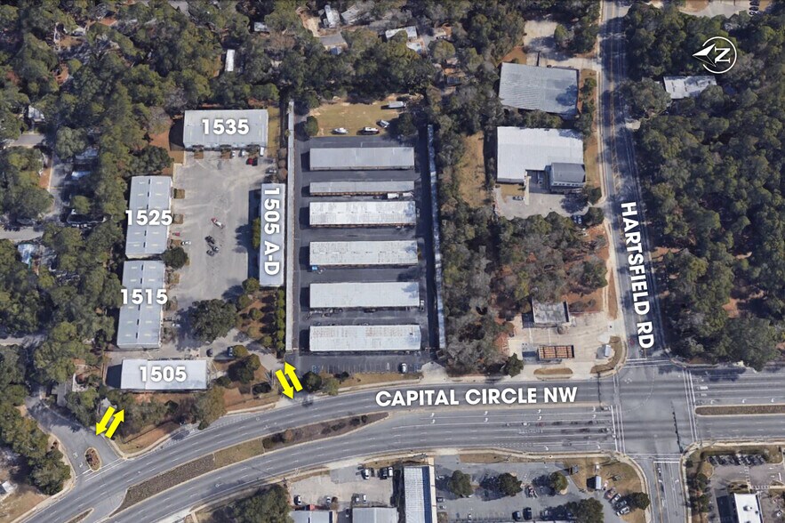 1505 Capital Cir NW, Tallahassee, FL à louer - Photo du bâtiment - Image 3 de 4