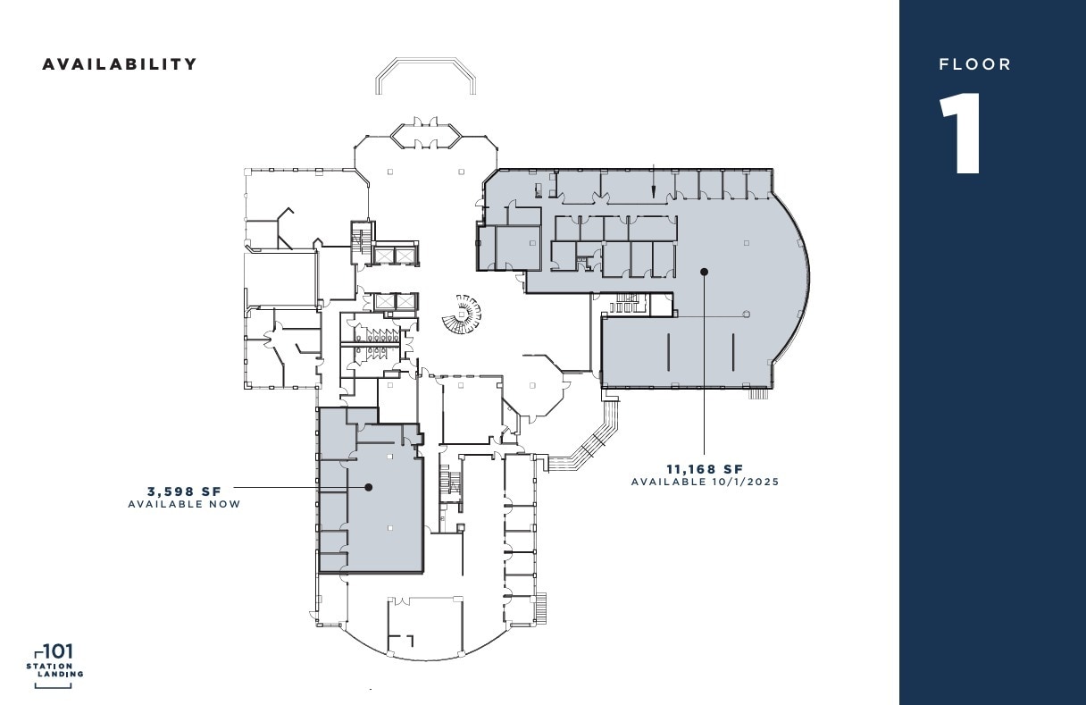 101 Station Landing, Medford, MA for lease Floor Plan- Image 1 of 1
