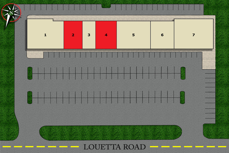 8905 Louetta Rd, Spring, TX à louer - Plan de site - Image 2 de 2