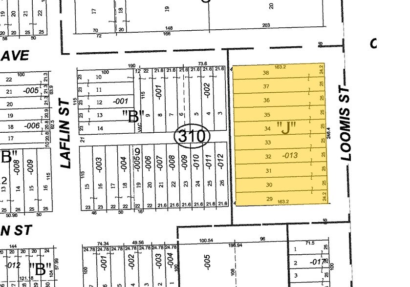 1400-1416 W Fulton St, Chicago, IL à louer - Plan cadastral - Image 2 de 11