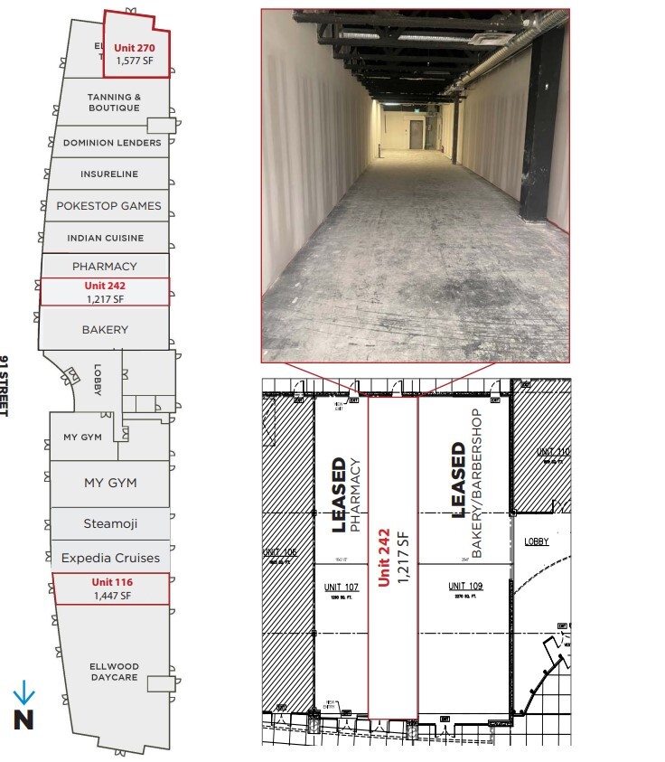 204-270 91 St SW, Edmonton, AB à louer Plan de site- Image 1 de 2