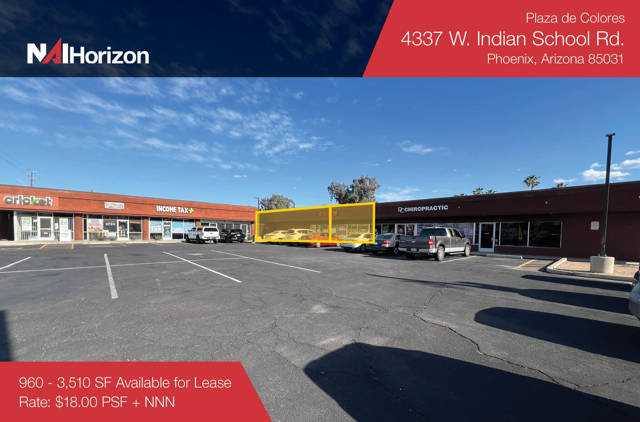 4337 W Indian School Rd, Phoenix, AZ for lease Building Photo- Image 1 of 5