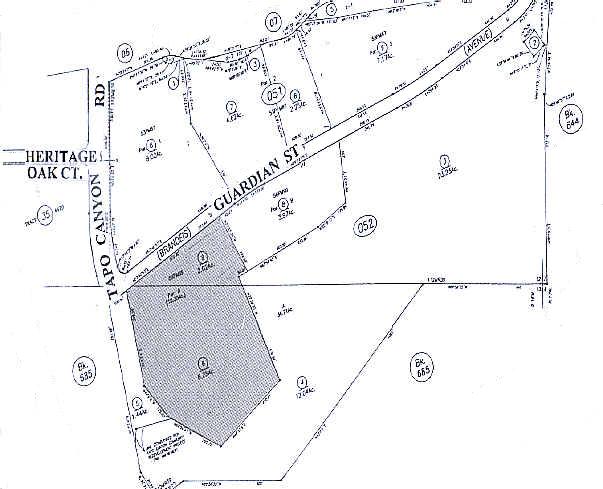 4100 Guardian St, Simi Valley, CA à vendre Plan cadastral- Image 1 de 1