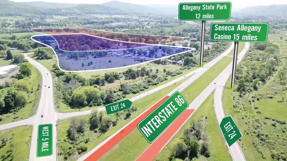 Interestate 86 at Exit 24, Allegany Township, NY à vendre - Vidéo sur l’inscription commerciale - Image 2 de 11